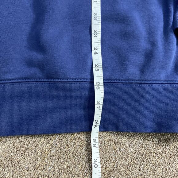 Nike NSW Sportswear Swoosh Pullover Hoodie Size Large - Blue DX1089 - Picture 2 of 11